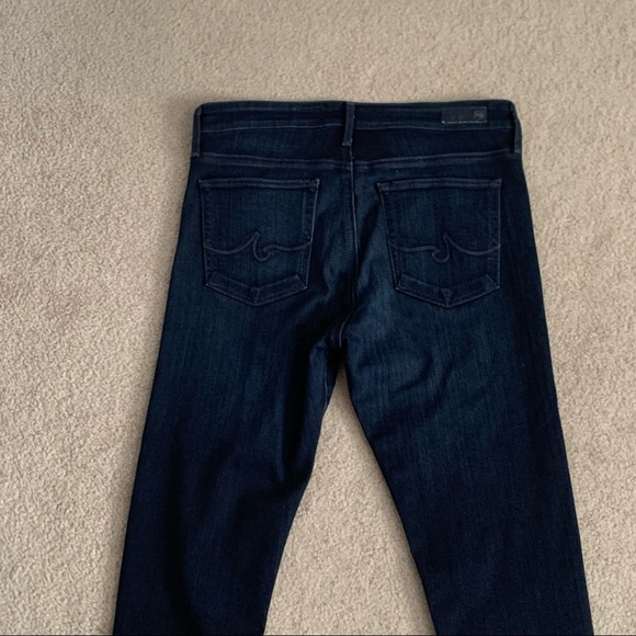 AG The Farrah Skinny High Rise Stretch Jeans in Brooks Wash - Picture 5 of 10